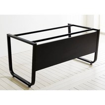 맞춤가구용 앞가림 스틸 책상 프레임만(180cm) 중고생 사무 가성비 서재 긴, 앞가림1800각진프레임