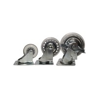 소형바퀴 대차바퀴 무소음바퀴 우레탄바퀴 브레이크형바퀴 회전바퀴 캐스터, [선택16]무소음바퀴 6인치 고정