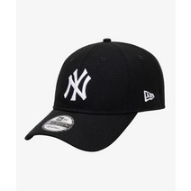 NEW ERA 무료반품 베이직 뉴욕 양키스 언스트럭쳐 볼캡 화이트 온 블랙 940UNST WHT ON BLK NEYYAN 13583791