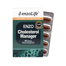 엔조라이프 (EnzoLife) 엔조 콜레스테롤 메니저 120 캡슐, 120캡슐, 1개