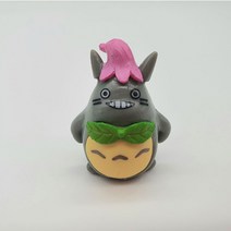 테라리움 만들기 재료 회색 고양이 미니어처 캐릭터 동물피규어, m016_나뭇잎 회색고양이 1P