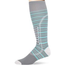 Eurosock 실버 스키 라이트 양말 그레이 옥 스몰, Grey/Jade