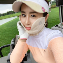 휴스토니[본사] 국산 골프 마스크 C3 C6 C7 원단 자외선 차단 자체생산