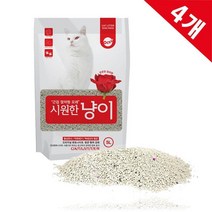 응고력강한 벤토모래 장미향 5Lx4 고양이배변용품