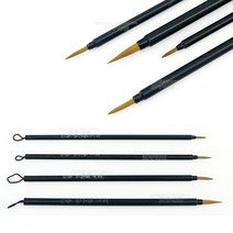 면상필 ( 서예붓 캘리그라피 얇은붓 세필붓 서예 용품 미술 준비물, 04.면상필-6호