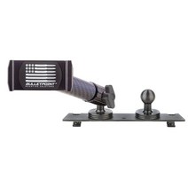 Bulletpoint 대시 마운트 휴대폰 홀더 2013 2018 RAM 트럭 및 2019+ 1500 클래식 20mm 볼 아이폰 안드로이드 스마트폰과 호환 1개가 있는 듀얼, Dual Ball with 1 Phone Holder