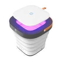 Xiaomi Moyu 접이식 세탁기 휴대용 캠핑 아기 세탁기, [기본 버전] 회색과 흰색 F1C