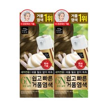 쉽고빠른거품염색6N밝은갈색 40G X 2개