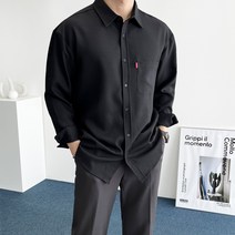 데일트 남자 빅사이즈 링클프리 스판 오버핏 셔츠 남방