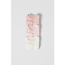 자라 ZARA 키즈 베이비 오픈워크 로브 스타일 바디수트 3장 세트 242623183