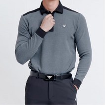 기모 남성 카라 밑단밴딩 골프웨어 티셔츠 긴팔골프웨어 남성긴팔티셔츠 화사한티셔츠