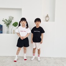 에그미 아동복 여름신상 면 슬라브원단 반팔티