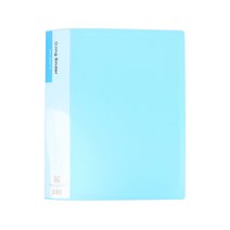 플러스샵 PP 3공 O-RING 공바인더 A4 6색상 내지용 1인치, 하늘(속지미포함) 10개