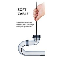 누수탐지기 배관 내시경카메라 누수탐지, 2m, 소프트 케이블