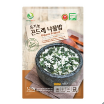 취향에 따라 선택하여 3~4분 간편하게 조리하여 한 끼 식사 대용으로 좋은 볶음밥 3종세트 유기농곤드레나물밥 262g x 5 낙지볶음밥 300g x 7 전주비빔밥 300g x 5, 1세트