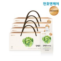 [천호엔케어]국산 무농약 양배추즙 프리미엄 100mL 30개입/천호식품, 4박스