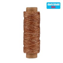 가정용 미니 재봉틀 다색 150D 30M 가죽 바느질 왁스 스레드 코드 가죽 공예 DIY 바느질 스레드 가죽 바느, 05 E-30M, [05] E-30M