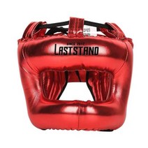 권투 복싱 태권도 무에타이 격투 안면보호대 풀페이스 헤드기어, 02.메탈릭 레드 크로스바 헬멧, 02.M, 1개