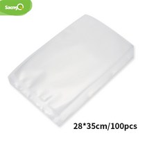무선진공포장기 진공기 가정용진공포장기 식품 진공 실러 포장 기계 식품 저장 가방에 대, 28-35cm 100개