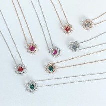 크라운 헥사곤 목걸이