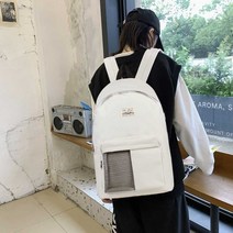 런닝 백팩 학원 가방 메는 여중생 책 여대생 여중생책가방 오토바이백팩 지퍼형학생백팩 여행백팩