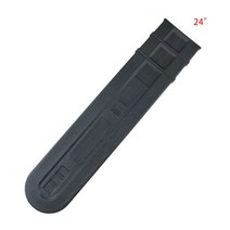 전기 톱 바 커버 4 크기의 체인 톱바 보호 커버 칼집 가드 플라스틱 내구성 절단기 부품 도구 플레이트 프로 테크, 검은색, 24 인치