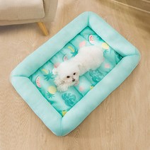 에코펫위드 강아지쿨매트 고양이쿨매트 사각형 강아지방석, 그레이