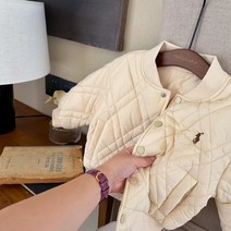 키즈 누빔 점퍼 패딩 코트 유아 아동 항공점퍼 도톰 보온 누빔자켓