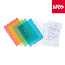 L자화일 고투명 클리어 홀더 A4 1팩(10EA), 투명(400291)