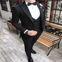 남성정장세트 수트 양복 맞춤형 올리브 그린 신랑 턱시도 노치 라펠 웨딩 베스트 맨 3 피스 재킷 바지 조끼 2023 신제품