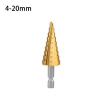 오거 구굴기 관리기 땅파기 드릴비트 스텝 드릴 비트 3-12mm 4-12mm 4-20mm hss 스트레이트 그루브 스텝 드릴 비트 티타늄 코팅 목재 금속 구멍 커터 코어 드릴링