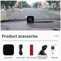 gps측량기 gpsWiiYii-HUD G4 간단한 사진 GPS 속도계 헤드 업 디스플레이 자동 알람 HUD 스마트 디지털 온, 02 G4S-White
