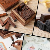 올매 알파벳도장 올매 다이어리스템프 이니셜도장 아이디스템프 영문스템프 영문글자스템프, 영대문자스템프+잉크패드