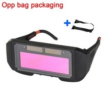 용접 마스크 헬멧 자동 디밍 안경 조명 변경 액세서리 밝기 조절 눈 가리개 고글, 01 opp bag packaging