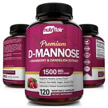 뉴트리플레어 디만노스 디마노스 1200mg 베지캡슐 120정 D-MANNOSE 크랜베리