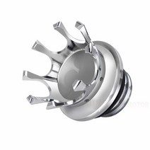 할리 883 XL1200 다이나 로드킹 소프테일 크라운 왕관 오일뚜껑 연료캡 주유구 커버, 실버개