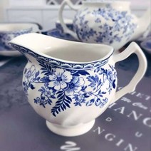 존슨브라더스 접시 파스타그릇 샐러드볼 디저트 브런치 빈티지 플레이팅 찻잔, 우유 주전자, 1개