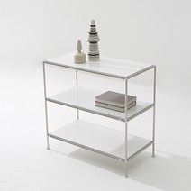 비아 모듈가구 UV T3 800 선반 수납장 SWL187C, 화이트