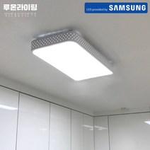 루온라이팅 LED 거실등 조명 2등 4등 6등 국산 대형 엘이디 고급형, B2. LED거실2등 무타공60W (삼성칩)