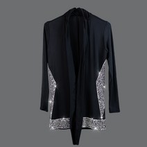 남자댄서복 라인댄스상의 라틴댄스복 좋은 품질 라틴 댄스 탑 남성 블랙 셔츠 라인 석 의상 무대 전문 경쟁력있는 볼룸