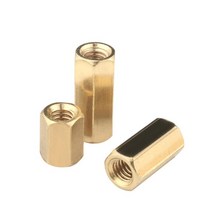 M2 50개 황동 스페이서 육각 지지대 너트 스탠드 오프 스텐드 스패이서 PCB 고정 볼트, M2 (50개), 10mm