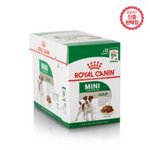 로얄캐닌 미니 어덜트 파우치 85g 12개 24개 습식 사료, 로얄캐닌독 미니어덜트파우치85gx12개