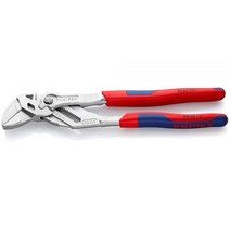 KNIPEX 펜치 렌치 크롬 다중 구성 요소 (8605180) 7-14 인치, 10-Inch Comfort Grip, Pliers Wrench