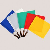 컬러깃발 청기백기 체육대회 응원 신호기 DD-12367, 그린