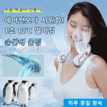 휴대용 무선 무날개 선풍기 USB 충전 미니 선풍기 무소음 무날개 휴대용 선풍기, 그린, 1800