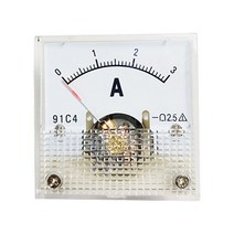계측기 측정기 탐지기 게이지 91C4 전류계 DC 아날로그 1A 2A 3A 5A 패널 기계식 포인터 유형 미터, 18 10MA