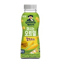 칠성 쉐이크 아침 식사 대용 퀘이커 마시는 오트밀 찰옥수수 건강식 간편식 식단조절 선식 50G 10개, 15세트