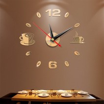 b diy 3d mirror surface large number wall clock sticker home decor mirror living room large art desi