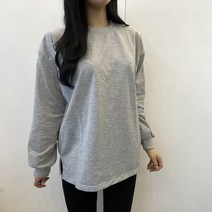 VANANA2 데일리 시보리 무지 오버핏 옆 트임 티셔츠 3color