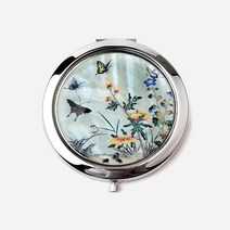 누름자개손거울-초충도 외국인선물 한국기념품, 전통포장 - 1개비용